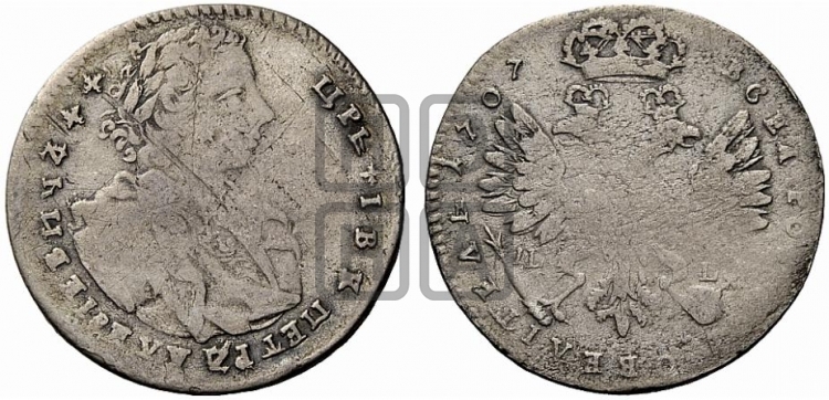 Тинф 1707 года (со знаком IL или ILL)