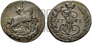 1 копейка 1789 года ЕМ (ЕМ, Екатеринбургский монетный двор)