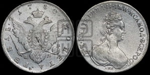 Рубль 1780 года СПБ/ИЗ (новый тип)