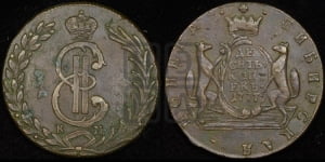10 копеек 1777 года КМ (для Сибири)