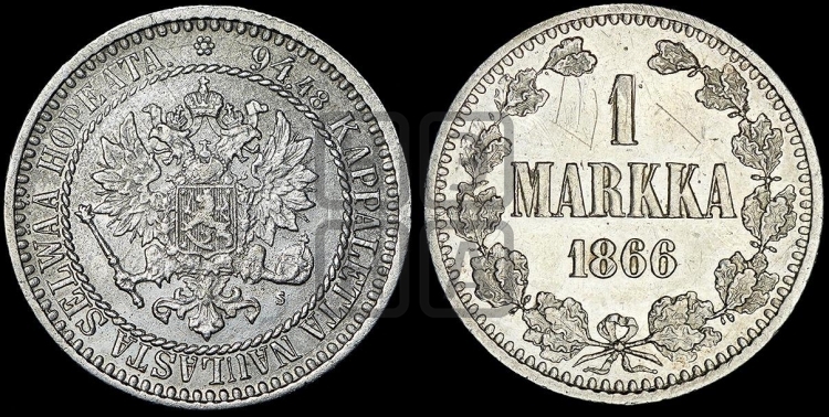 1 марка 1866 года