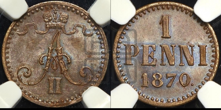 Пенни 1870 года