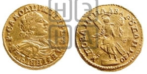 2 рубля 1720 года (портрет в латах)