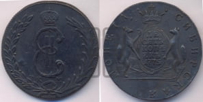 10 копеек 1775 года КМ (для Сибири)