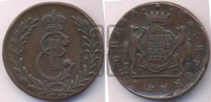 5 копеек 1779 года КМ (для Сибири)