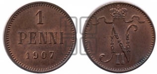 1 пенни 1907 года