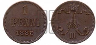1 пенни 1883 года