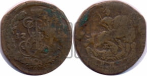 Денга 1764 года ЕМ (ЕМ, Екатеринбургский монетный двор)