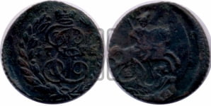 Полушка 1774 года ЕМ (ЕМ, Екатеринбургский монетный двор)