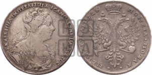 Рубль 1726 года (Портрет вправо, Московский тип)