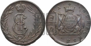 2 копейки 1776 года КМ (для Сибири)
