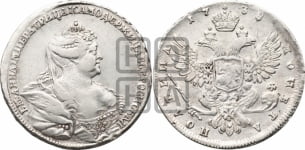 Полтина 1738 года (московский тип)
