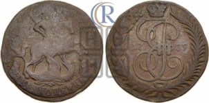 2 копейки 1789 года ММ (ММ, Красный  монетный двор)