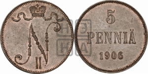 5 пенни 1906 года