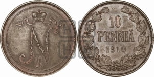 10 пенни 1910 года