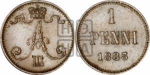 1 пенни 1883 года
