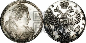Рубль 1732 года (остальные разновидности, не выделенные редкостью)
