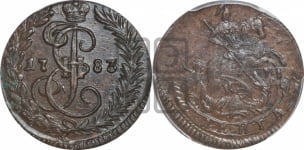 Денга 1783 года КМ (КМ, Сузунский монетный двор)