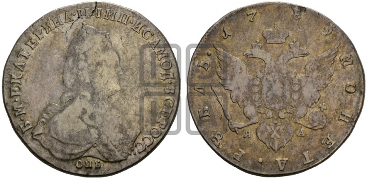Рубль 1789 года (новый тип)