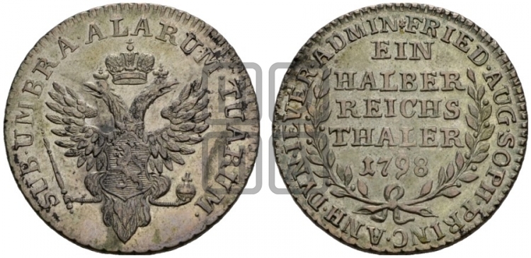 Ein halber reichsthaler 1798 года