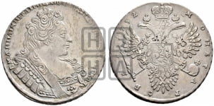 Рубль 1732 года (остальные разновидности, не выделенные редкостью)