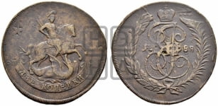 2 копейки 1788 года СПМ (СПМ, Санкт-Петербургский монетный двор)