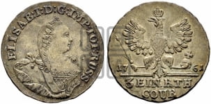 1/3 талера 1761 года