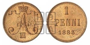 1 пенни 1883 года