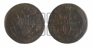 5 копеек 1789 года КМ (КМ, Сузунский монетный двор)