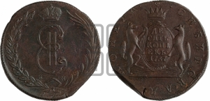 10 копеек 1767 года КМ (для Сибири)