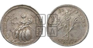 Жетон 1774 года (на заключение мира с Турцией 1774 г.)