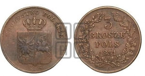 3 гроша 1831 года KG