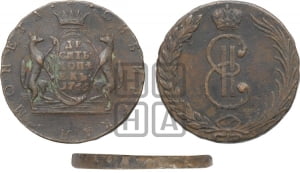 10 копеек 1766 года (для Сибири)