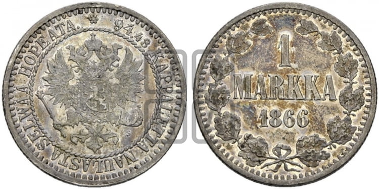 1 марка 1866 года