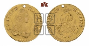 Полтина 1777 года (для дворцового обихода)
