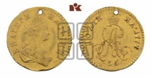 Полтина 1777 года (для дворцового обихода)