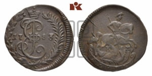 Денга 1783 года КМ (КМ, Сузунский монетный двор)