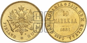 10 марок 1881 года S