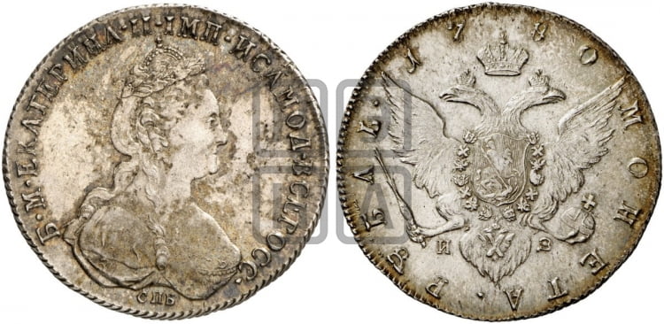 Рубль 1780 года (новый тип)
