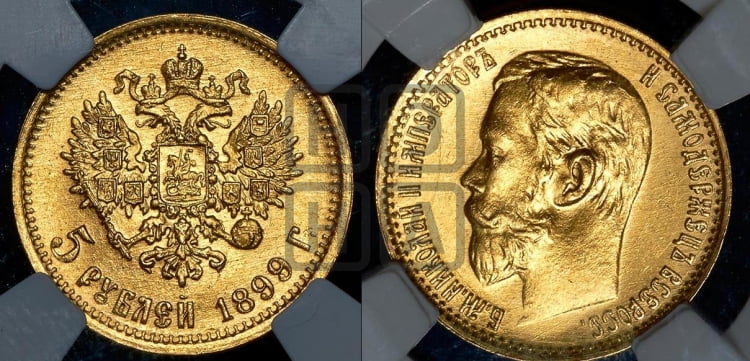5 рублей 1899 года
