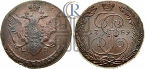 5 копеек 1789 года КМ (КМ, Сузунский монетный двор)