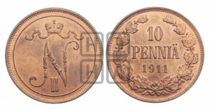 10 пенни 1911 года