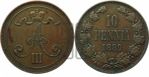 10 пенни 1889 года