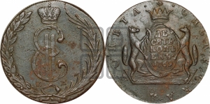 10 копеек 1769 года КМ (для Сибири)