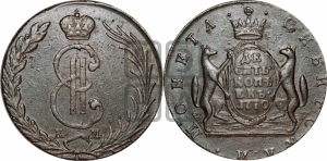 10 копеек 1770 года КМ (для Сибири)
