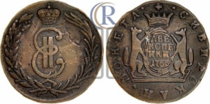 2 копейки 1766 года (для Сибири)