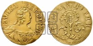 Полтина 1756 года (для дворцового обихода)