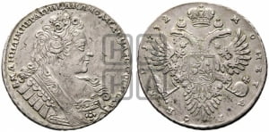 Рубль 1732 года (остальные разновидности, не выделенные редкостью)