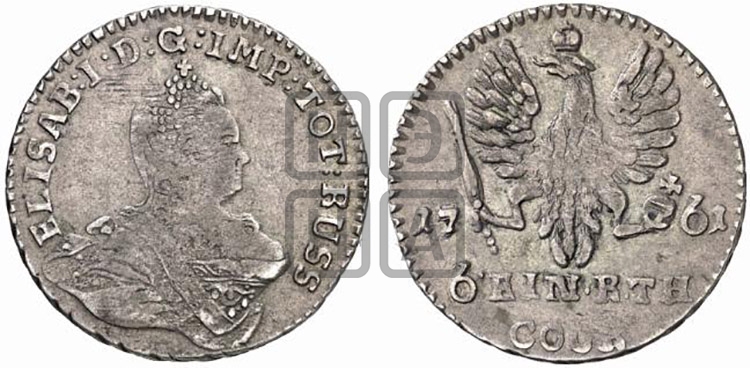1/6 талера 1761 года