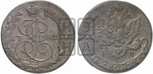 5 копеек 1782 года КМ (КМ, Сузунский монетный двор)